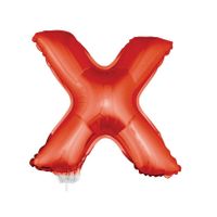 Rode opblaasbare letter ballon X 41 cm