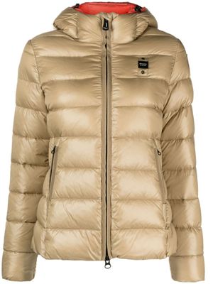 Blauer Gewatteerd jack - Beige