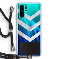Marmeren pijlen: Huawei P30 Pro Transparant Hoesje met koord