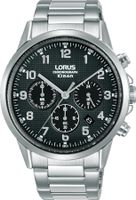 Lorus RT313KX9 Horloge Chronograaf zilverkleurig-zwart 42 mm - thumbnail