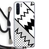 Pop Art #5: Oppo A91 Transparant Hoesje met koord