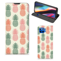 Motorola Moto G 5G Plus Flip Style Cover Ananas