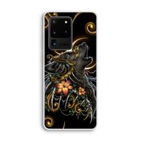 Huilende Wolf: Samsung Galaxy S20 Ultra Transparant Hoesje