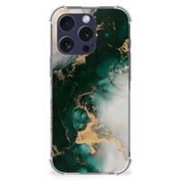 Anti-Shock Hoesje voor iPhone 16 Pro Max Marmer Groen
