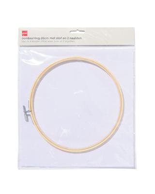 HEMA Borduurring Ø20cm Met Stof En 2 Naalden