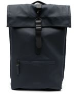 Rains Rolltop logo-debossed backpack - Bleu - thumbnail