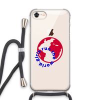 Run The World: iPhone 7 Transparant Hoesje met koord