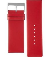 Horlogeband Danish Design IV14Q1009 Leder Rood 30mm