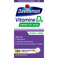 Davitamon Vitamine D 50 Plus Smelttablet