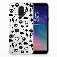 Silicone Back Case Samsung Galaxy A6 (2018) Silver Punk - thumbnail