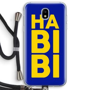 Habibi Blue: Samsung Galaxy J5 (2017) Transparant Hoesje met koord