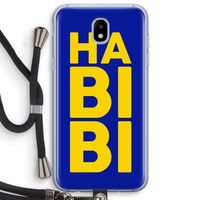 Habibi Blue: Samsung Galaxy J5 (2017) Transparant Hoesje met koord