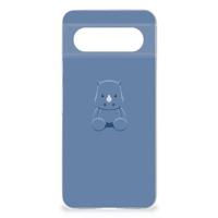 Google Pixel 8 Telefoonhoesje met Naam Baby Rhino