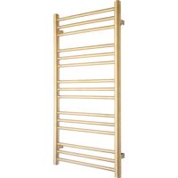 Designradiator PLUS 15-500 Geborsteld Goud 99 x 50 cm