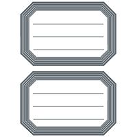 HERMA Book labels 82x55mm grey frame lined 6 sh. etiket - thumbnail