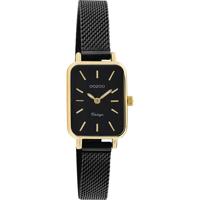 OOZOO Timepieces Horloge Vintage Zwart/Goud | C20269