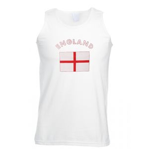 Witte heren tanktop Engeland 2XL  -