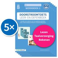 Doorstroomtoets Leer- en Oefenboek - Werkboek 2 + Online uitlegvideo's (set van 5) (Paperback)