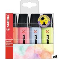 Fluorescerende Markeerstift Set Stabilo Boss Multicolour (5 Stuks)