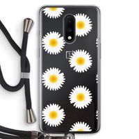 Margrietjes: OnePlus 7 Transparant Hoesje met koord