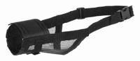 TRIXIE MUILKORF POLYESTER MET GAAS INZET ZWART XS-S 12-31 CM