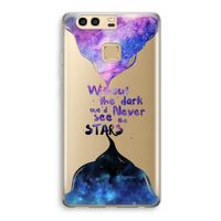 Stars quote: Huawei P9 Transparant Hoesje