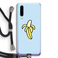 Banana: Huawei P30 Transparant Hoesje met koord