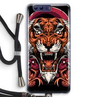 Tiger and Rattlesnakes: Honor 9 Transparant Hoesje met koord