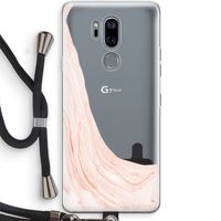 Peach bath: LG G7 Thinq Transparant Hoesje met koord