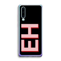 Monogram: Huawei P30 Transparant Hoesje