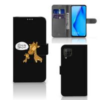 Huawei P40 Lite Leuk Hoesje Giraffe