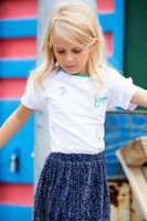 B.Nosy Meisjes t-shirt banana - Sneeuwwit - thumbnail