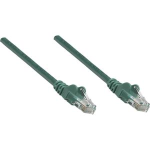 Intellinet 737043 RJ45 Netwerkkabel, patchkabel CAT 6A S/FTP 0.25 m Groen Afgeschermd (enkel), Afscherming totaal, Halogeenvrij 1 stuk(s)