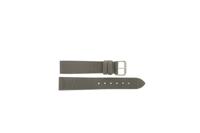 Horlogeband Universeel 1030756.19 Leder Grijs 19mm