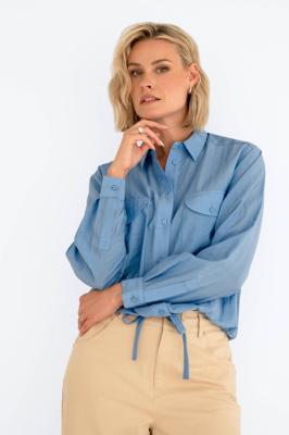 Maicazz Sammy - Blouse Sp26.20.509 Blouse Blue