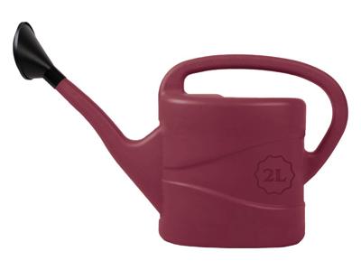Gieter kunststof met broes wijnrood 2 liter - Talentools