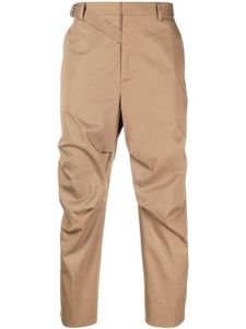 DSQUARED2 pantalon chino à coupe slim - Marron