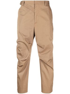 DSQUARED2 pantalon chino à coupe slim - Marron
