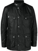 Barbour International veste Duke à effet ciré - Noir