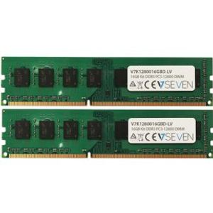 V7 16GB DDR3 1600Mhz 16GB DDR3 1600MHz geheugenmodule - [V7K1280016GBD-LV]