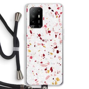 Terrazzo N°9: Oppo A95 5G Transparant Hoesje met koord