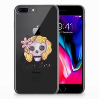 Silicone Back Case Apple iPhone 7 Plus | 8 Plus Boho Skull
