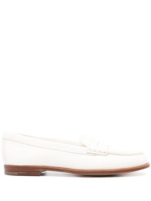 Church's mocassins en cuir à design à enfiler - Blanc
