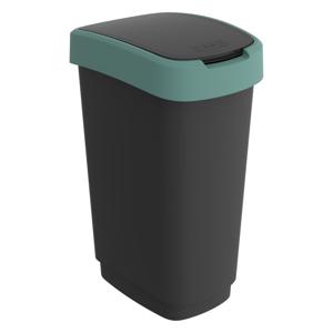 Rotho twist afvalbak 50l mistletoe groen/antraciet