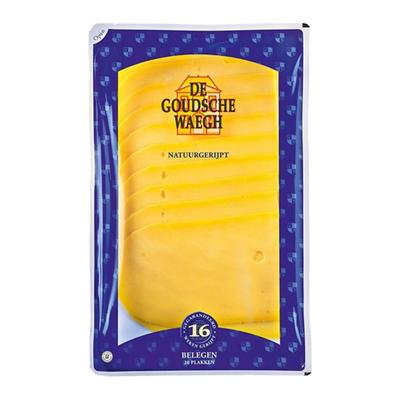 De Goudsche Waegh - Belegen Kaas 48+ (Plakjes) - 500gr