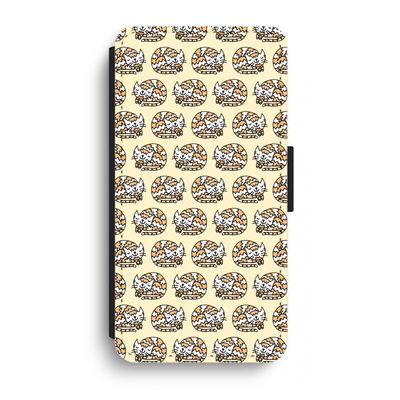 Slapende poes: iPhone XR Flip Hoesje