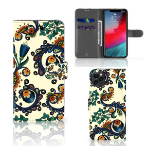 Wallet Case Apple iPhone 11 Pro Max Barok Flower