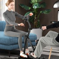 Pedaal Hometrainer Fitnessapparaat Thuisrevalidatieapparatuur Zwart + Oranje