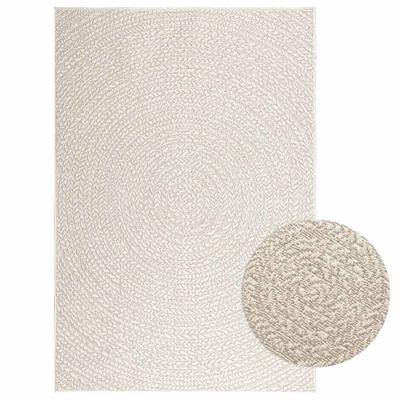 VidaXL Vloerkleed zizur room binnen en buiten 120x170 cm jute look