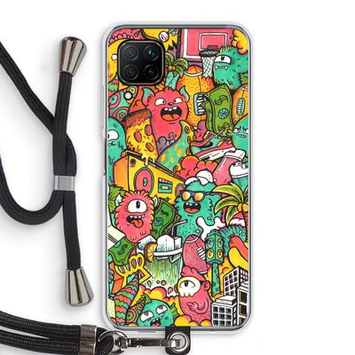 Vexx City: Huawei P40 Lite Transparant Hoesje met koord